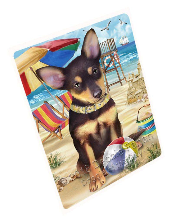 Pet Friendly Beach Australian Kelpie Dog Cutting Board C53796