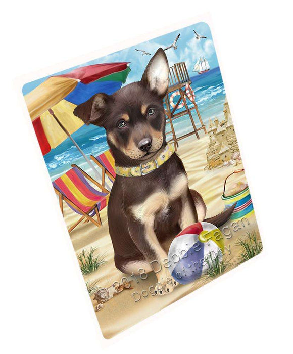 Pet Friendly Beach Australian Kelpie Dog Cutting Board C53799
