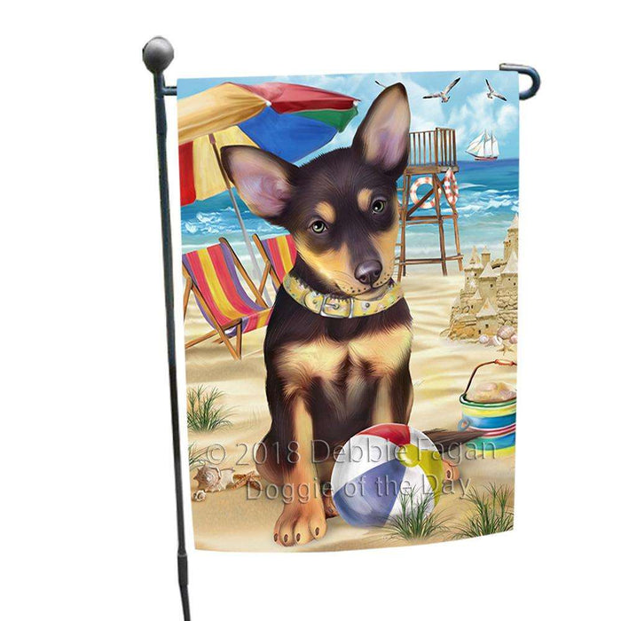 Pet Friendly Beach Australian Kelpie Dog Garden Flag GFLG49805