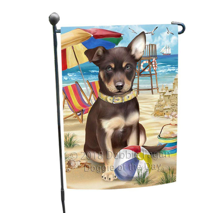Pet Friendly Beach Australian Kelpie Dog Garden Flag GFLG49806