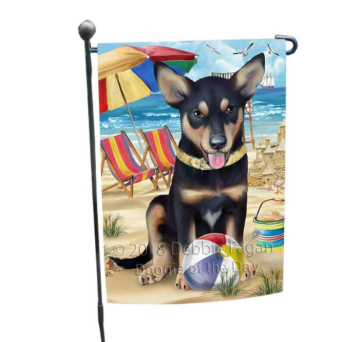 Pet Friendly Beach Australian Kelpie Dog Garden Flag GFLG49807