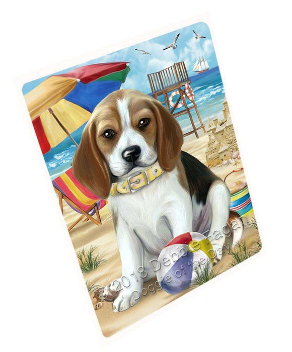 Pet Friendly Beach Beagle Dog Magnet Mini (3.5" x 2") MAG49512
