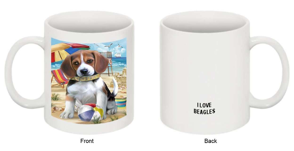 Pet Friendly Beach Beagle Dog Mug MUG48420