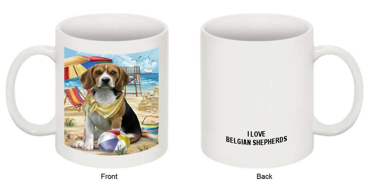 Pet Friendly Beach Beagle Dog Mug MUG48422