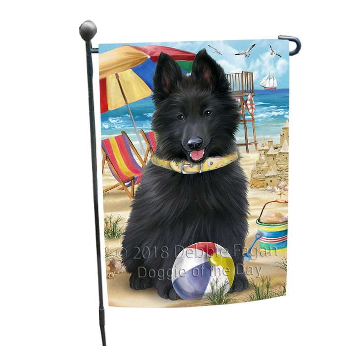 Pet Friendly Beach Belgian Shepherd Dog Garden Flag GFLG48519