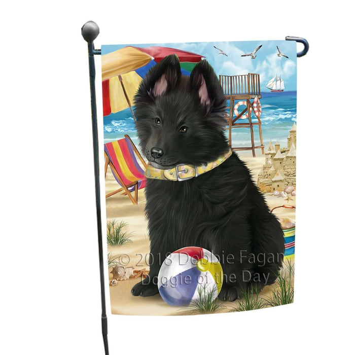 Pet Friendly Beach Belgian Shepherd Dog Garden Flag GFLG48522