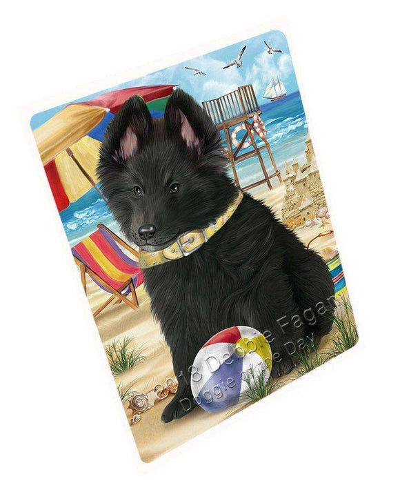 Pet Friendly Beach Belgian Shepherd Dog Large Refrigerator / Dishwasher RMAG51066