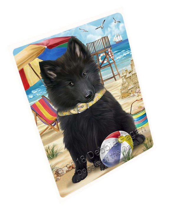 Pet Friendly Beach Belgian Shepherd Dog Magnet Mini (3.5" x 2") MAG49530