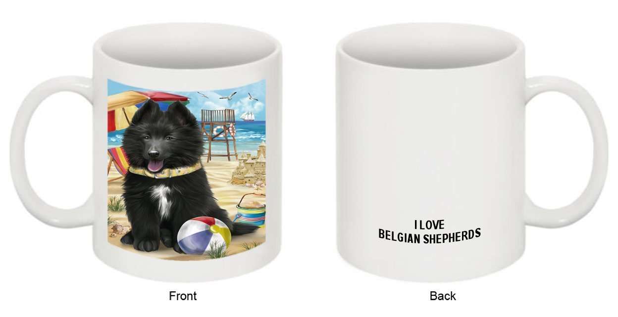 Pet Friendly Beach Belgian Shepherd Dog Mug MUG48424