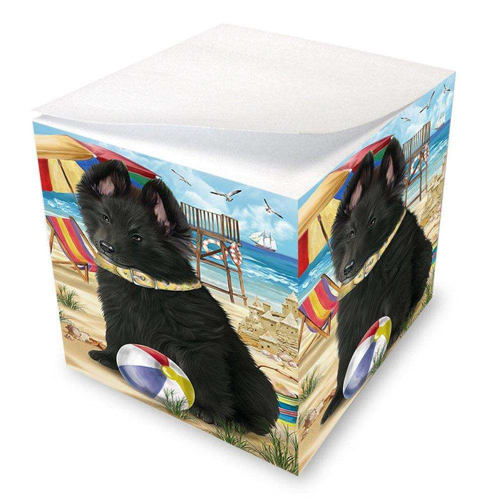 Pet Friendly Beach Belgian Shepherd Dog Note Cube NOC48613
