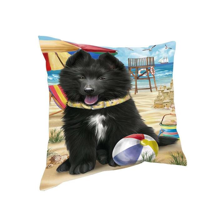 Pet Friendly Beach Belgian Shepherd Dog Pillow PIL50300