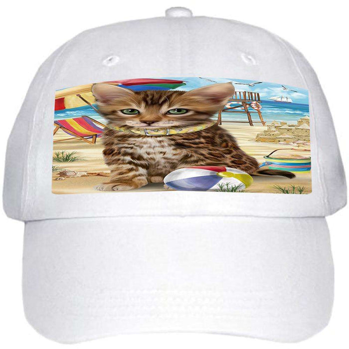 Pet Friendly Beach Bengal Cat Ball Hat Cap HAT58368