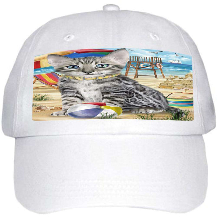 Pet Friendly Beach Bengal Cat Ball Hat Cap HAT58371