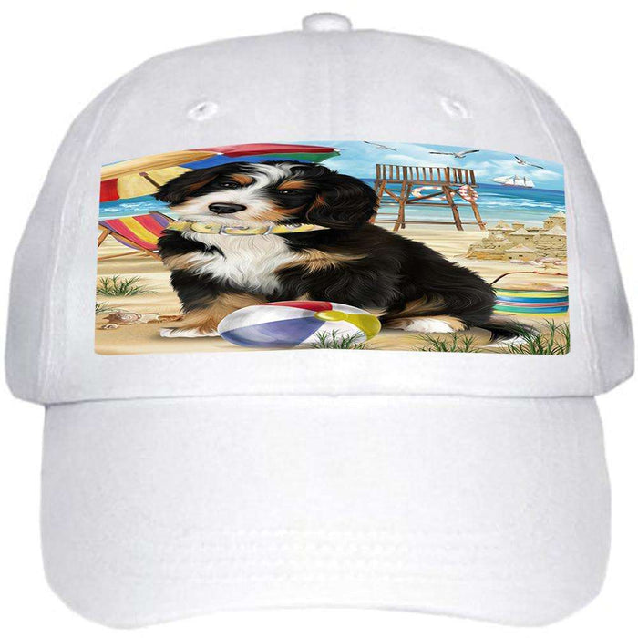 Pet Friendly Beach Bernedoodle Dog  Ball Hat Cap HAT53694