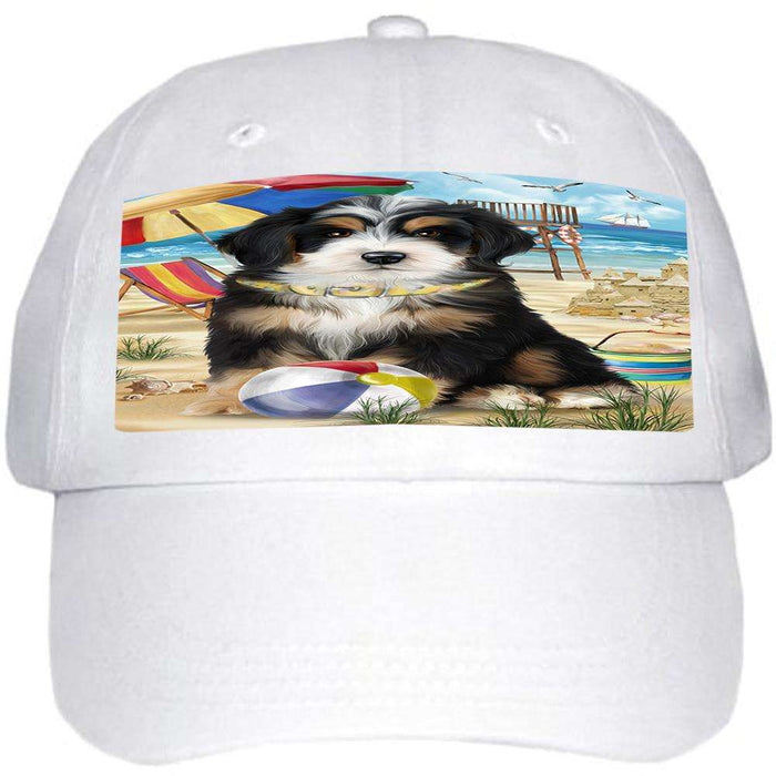 Pet Friendly Beach Bernedoodle Dog  Ball Hat Cap HAT53697
