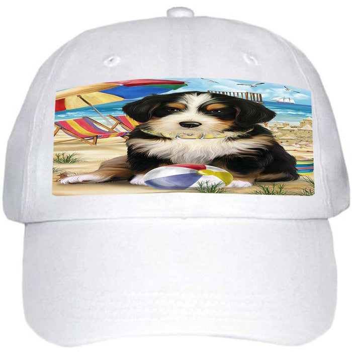Pet Friendly Beach Bernedoodle Dog  Ball Hat Cap HAT53700
