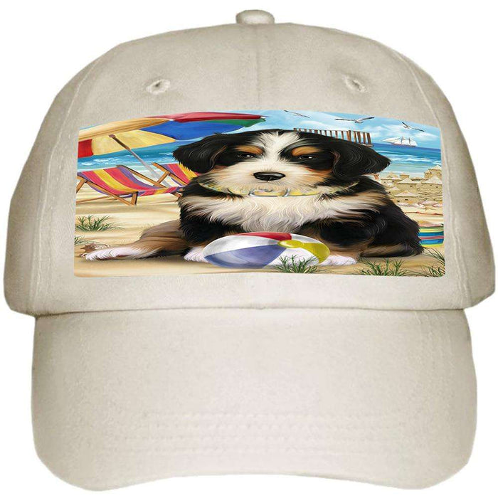 Pet Friendly Beach Bernedoodle Dog  Ball Hat Cap HAT53700