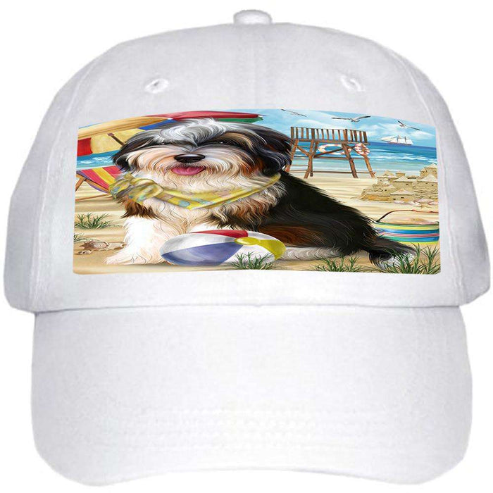 Pet Friendly Beach Bernedoodle Dog  Ball Hat Cap HAT53706