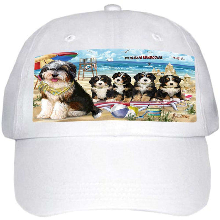 Pet Friendly Beach Bernedoodles Dog  Ball Hat Cap HAT53691
