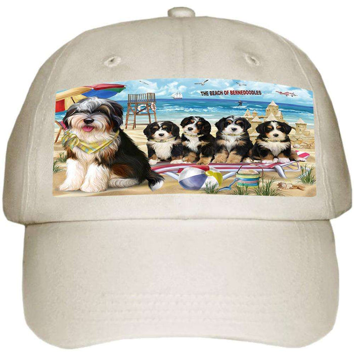 Pet Friendly Beach Bernedoodles Dog  Ball Hat Cap HAT53691