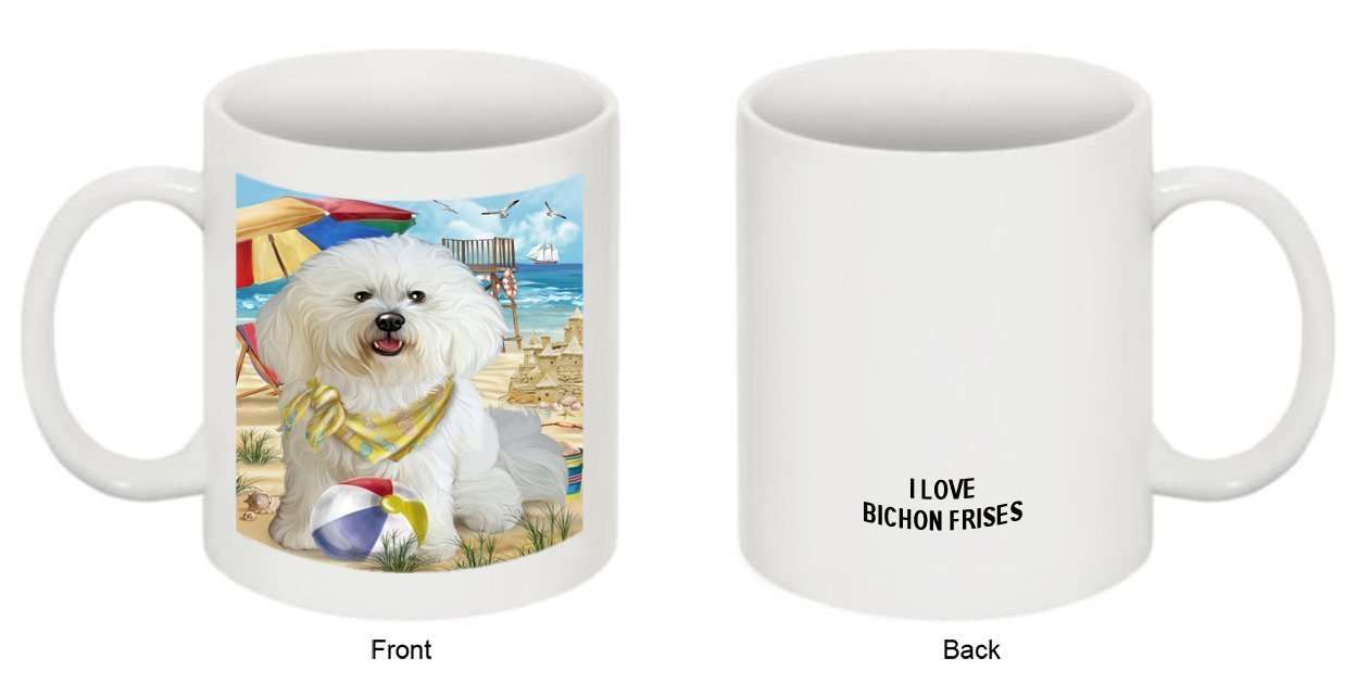 Pet Friendly Beach Bichon Frise Dog Mug MUG48429