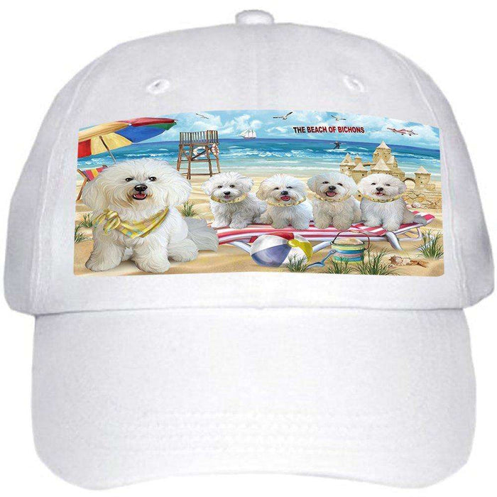 Pet Friendly Beach Bichon Frises Dog Ball Hat Cap HAT49584