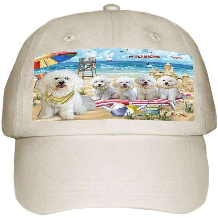 Pet Friendly Beach Bichon Frises Dog Ball Hat Cap HAT49584