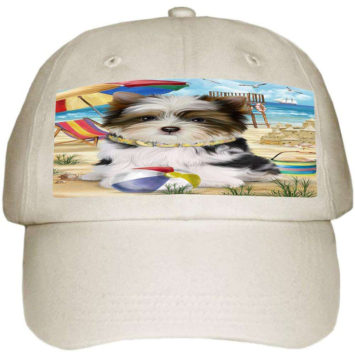 Pet Friendly Beach Biewer Terrier Dog  Ball Hat Cap HAT53712