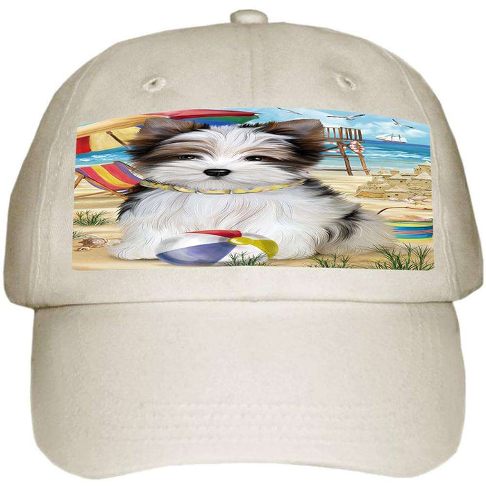 Pet Friendly Beach Biewer Terrier Dog  Ball Hat Cap HAT53715