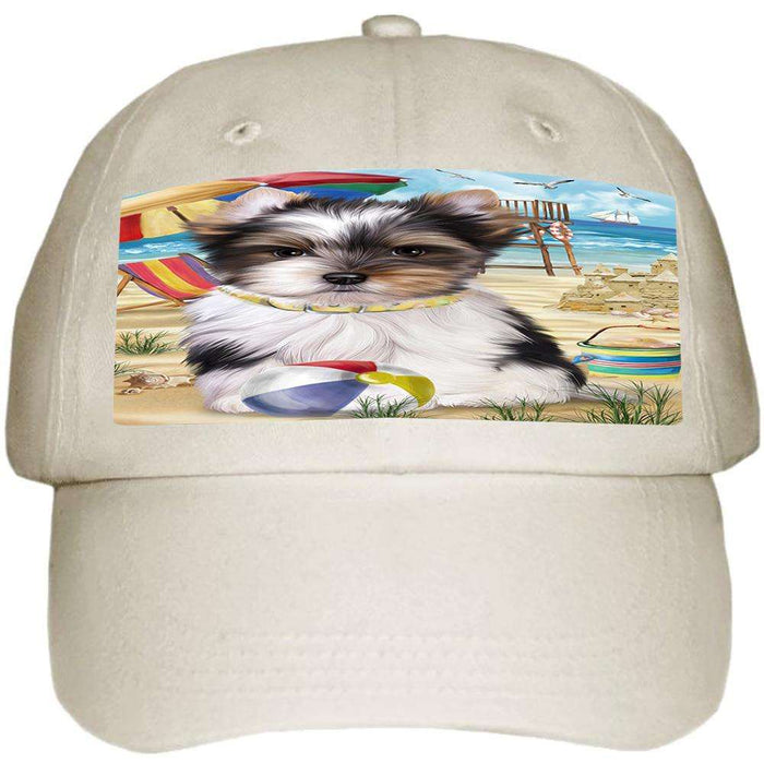 Pet Friendly Beach Biewer Terrier Dog  Ball Hat Cap HAT53718