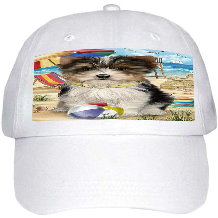 Pet Friendly Beach Biewer Terrier Dog  Ball Hat Cap HAT53721