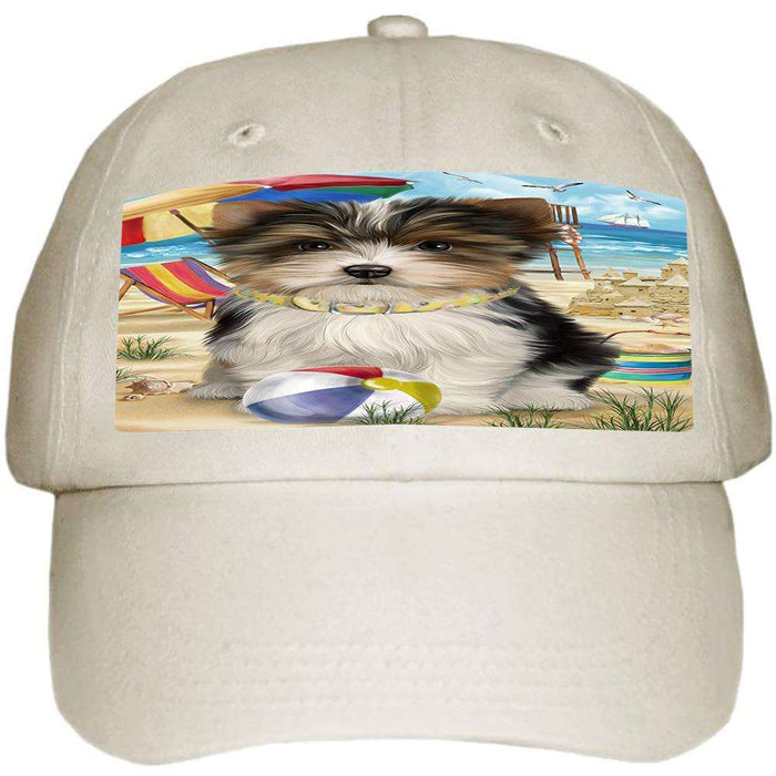 Pet Friendly Beach Biewer Terrier Dog  Ball Hat Cap HAT53721