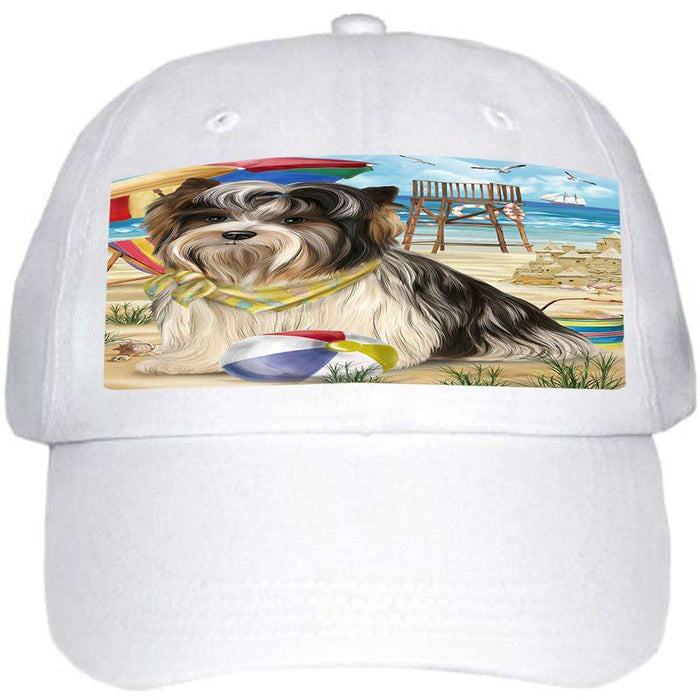 Pet Friendly Beach Biewer Terrier Dog  Ball Hat Cap HAT53724