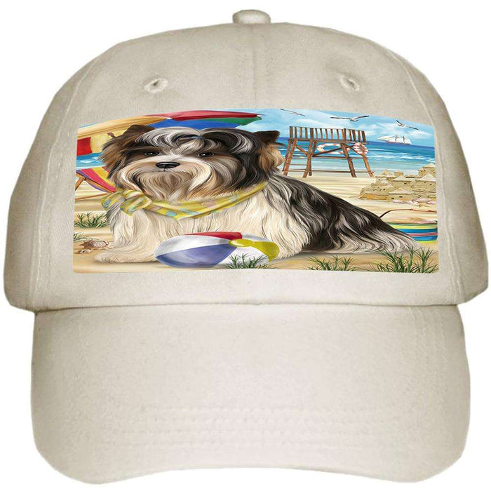 Pet Friendly Beach Biewer Terrier Dog  Ball Hat Cap HAT53724