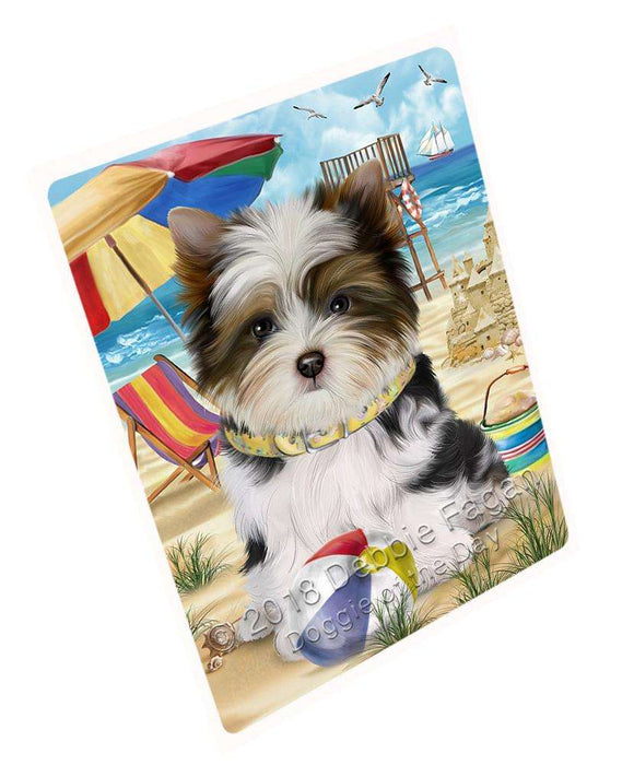 Pet Friendly Beach Biewer Terrier Dog Magnet Mini (3.5" x 2") MAG53847