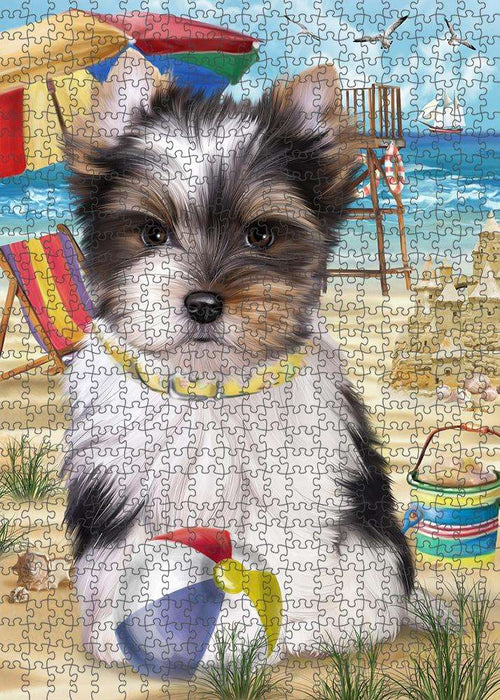 Pet Friendly Beach Biewer Terrier Dog Puzzle  PUZL53691