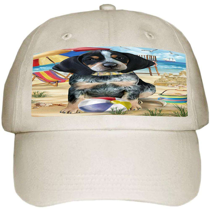 Pet Friendly Beach Bluetick Coonhound Dog  Ball Hat Cap HAT53733