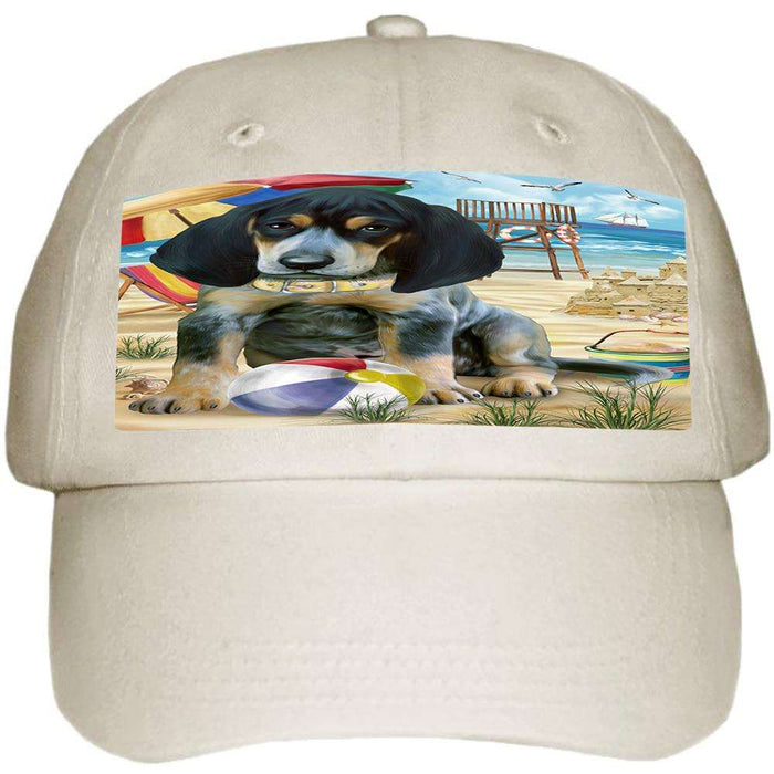 Pet Friendly Beach Bluetick Coonhound Dog  Ball Hat Cap HAT53736