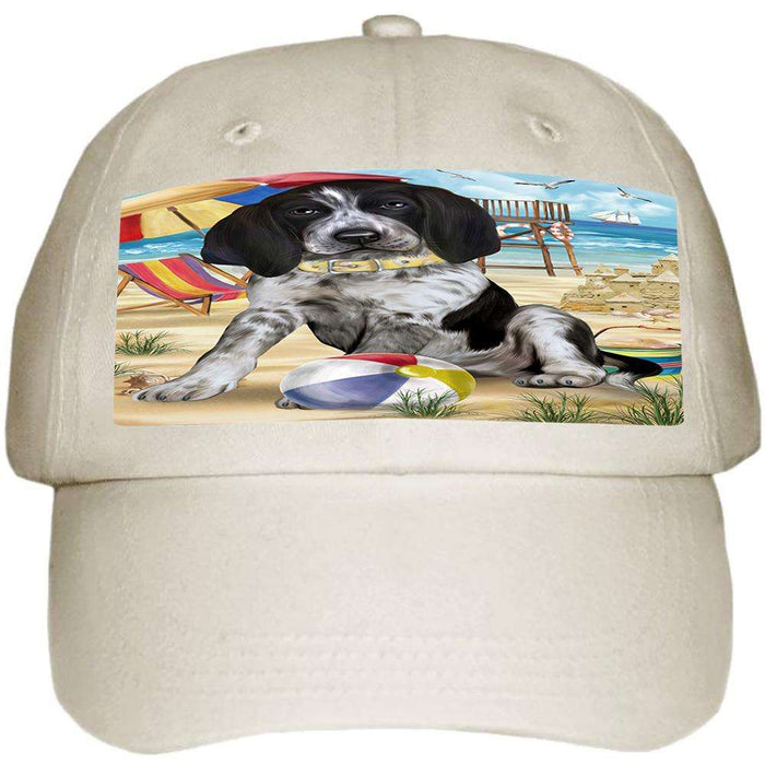 Pet Friendly Beach Bluetick Coonhound Dog  Ball Hat Cap HAT53739