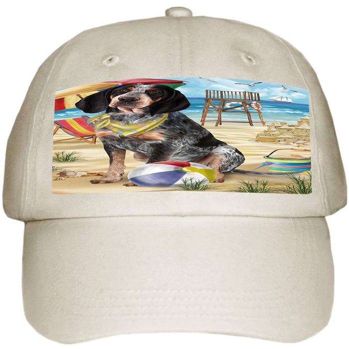 Pet Friendly Beach Bluetick Coonhound Dog  Ball Hat Cap HAT53742