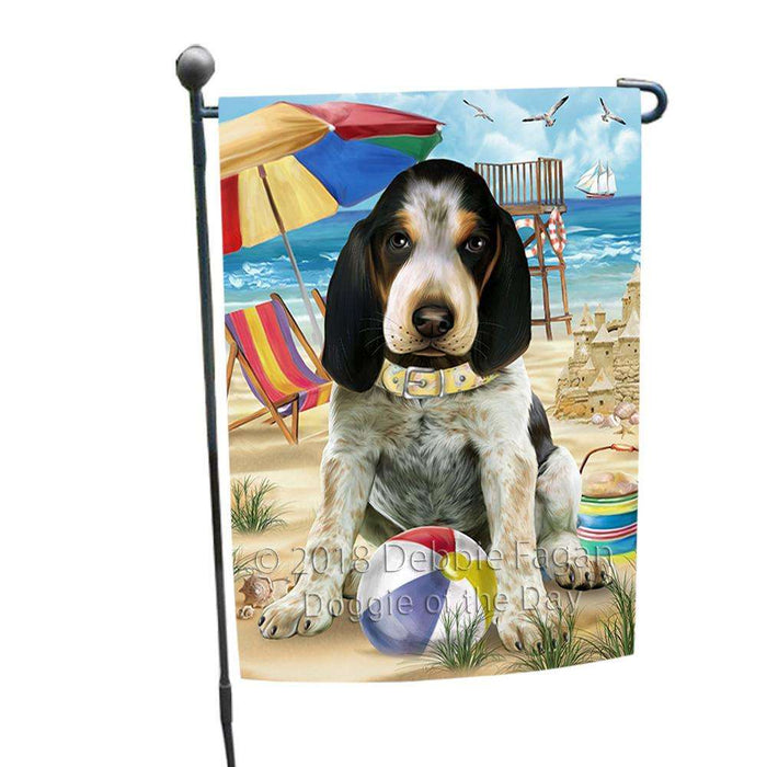 Pet Friendly Beach Bluetick Coonhound Dog Garden Flag GFLG49828