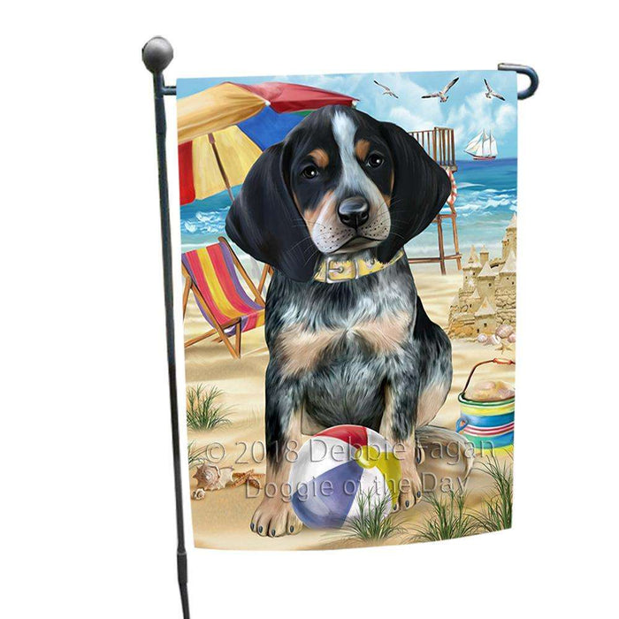 Pet Friendly Beach Bluetick Coonhound Dog Garden Flag GFLG49829