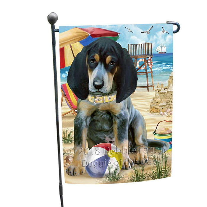 Pet Friendly Beach Bluetick Coonhound Dog Garden Flag GFLG49830