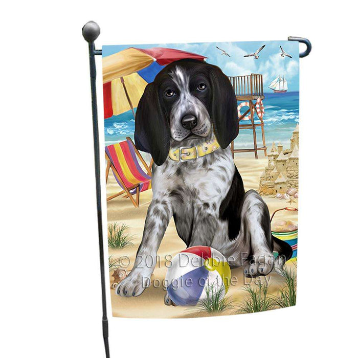 Pet Friendly Beach Bluetick Coonhound Dog Garden Flag GFLG49831