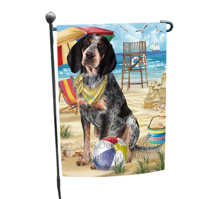 Pet Friendly Beach Bluetick Coonhound Dog Garden Flag GFLG49832