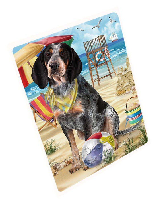 Pet Friendly Beach Bluetick Coonhound Dog Magnet Mini (3.5" x 2") MAG53877