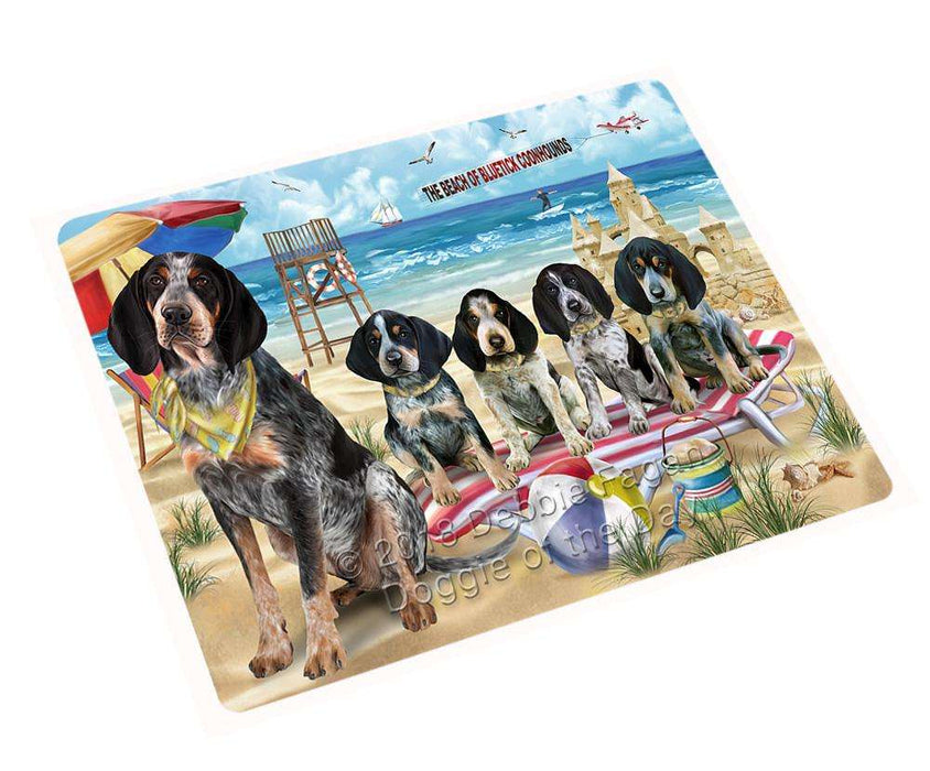Pet Friendly Beach Bluetick Coonhounds Dog Cutting Board C53862