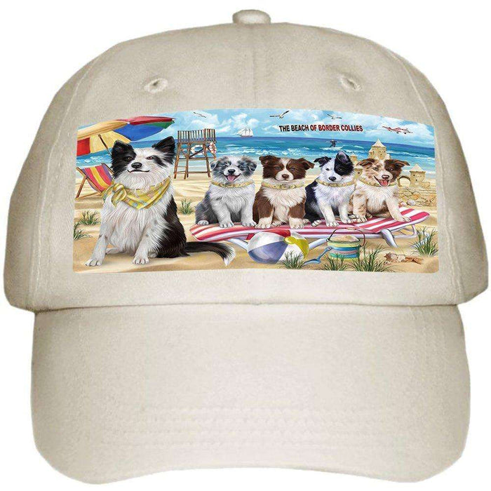 Pet Friendly Beach Border Collies Dog Ball Hat Cap HAT49599