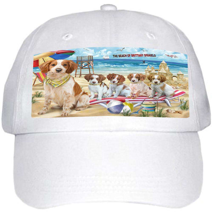 Pet Friendly Beach Brittany Spaniels Dog  Ball Hat Cap HAT53745