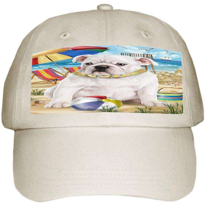 Pet Friendly Beach Bulldog Ball Hat Cap HAT49605